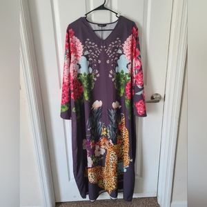 Leopard Gown 1x